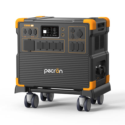 Pecron E3800 LFP Portable Power Station - 4,200W LiFePO4 Solar Generator (3,840Wh, Expandable)