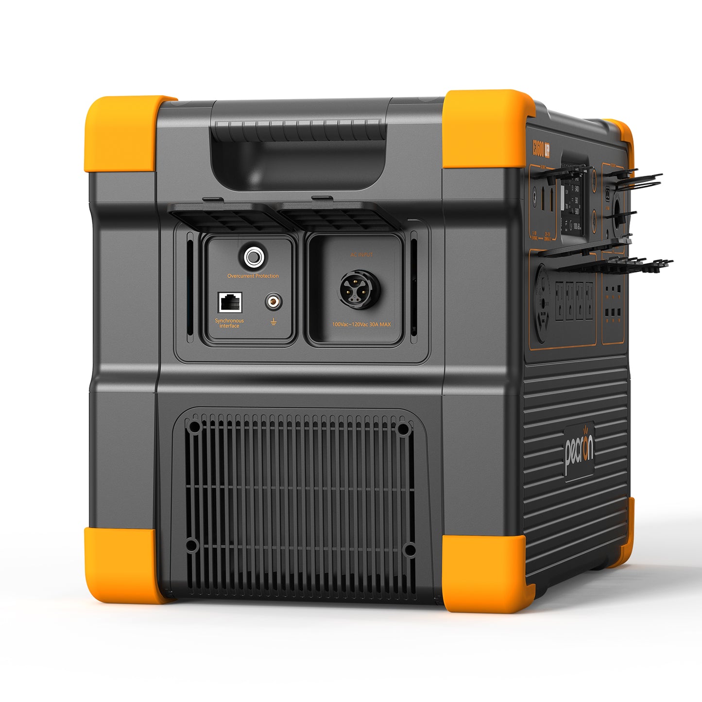 Pecron E3600 LFP Portable Power Station - 3,600W LiFePO4 Solar Generator (3,072Wh, Expandable)