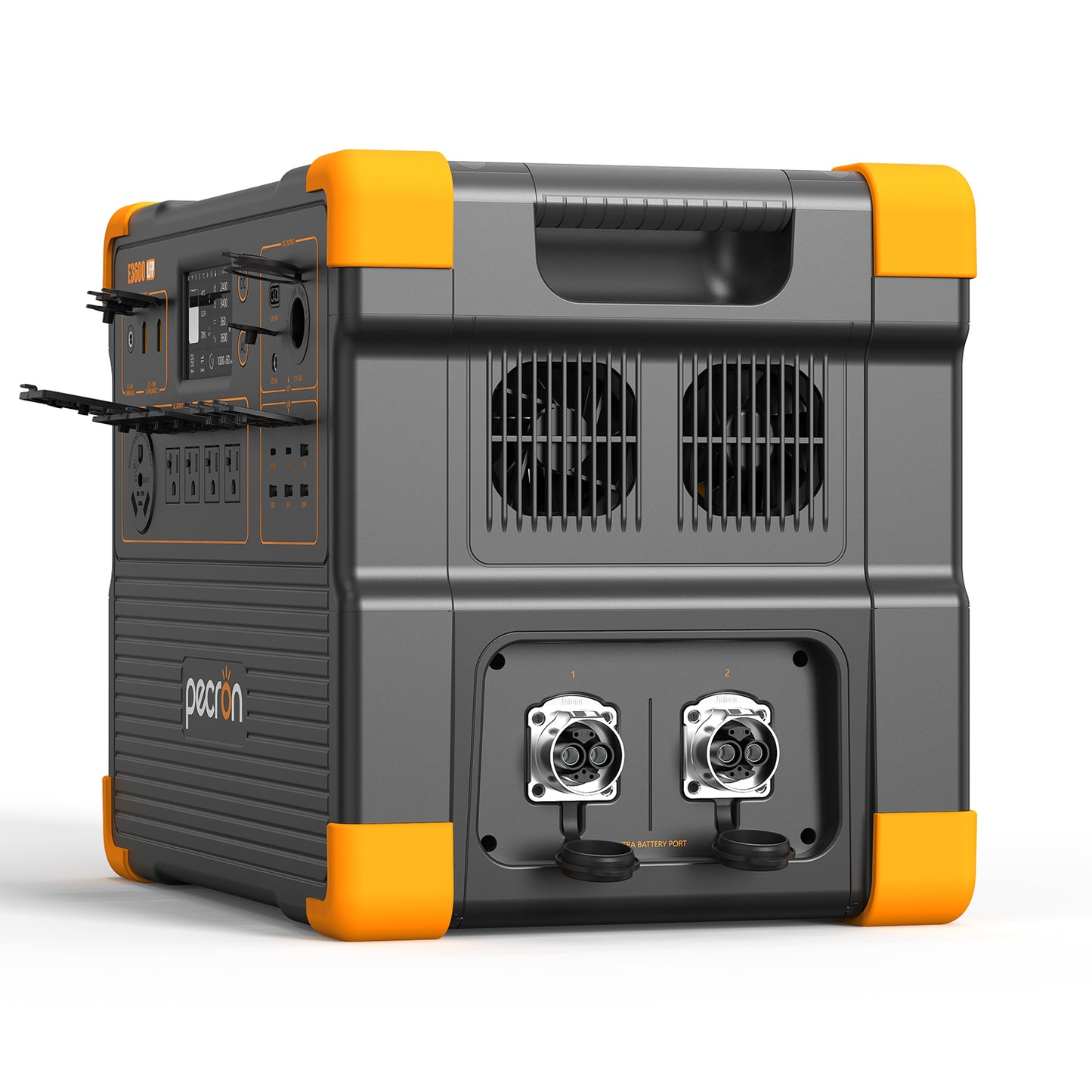 Pecron E3600 LFP Portable Power Station - 3,600W LiFePO4 Solar Generator (3,072Wh, Expandable)