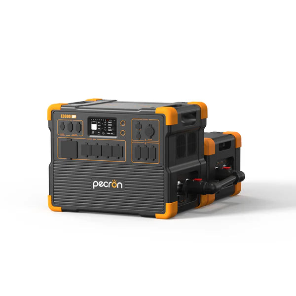 Pecron E3600 LFP Portable Power Station - 3,600W LiFePO4 Solar Generator (3,072Wh, Expandable)