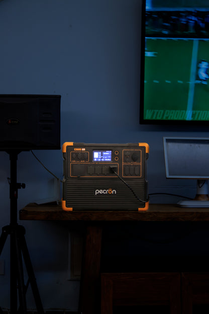 Pecron E3600 LFP Portable Power Station - 3,600W LiFePO4 Solar Generator (3,072Wh, Expandable)