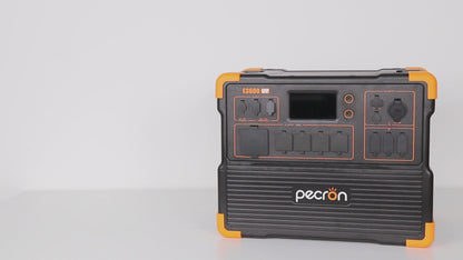 Pecron E3600 LFP Portable Power Station - 3,600W LiFePO4 Solar Generator (3,072Wh, Expandable)