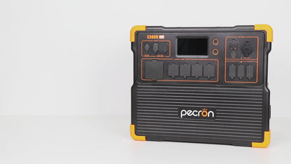 Pecron E3800 LFP Portable Power Station - 4,200W LiFePO4 Solar Generator (3,840Wh, Expandable)